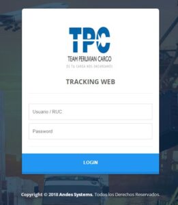 tracking peruvian airlines cargo